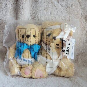 CHERISHED TEDDIES CHERISH THE NEW AND CHERISH THE OLD 1999-2000 SET PLUSH BEARS